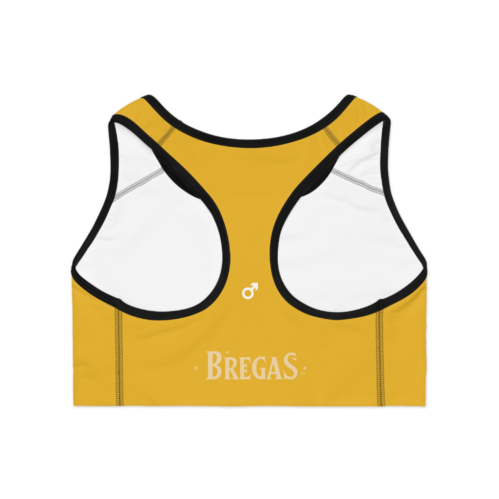 Sports Bra, yellow, Women 4 men