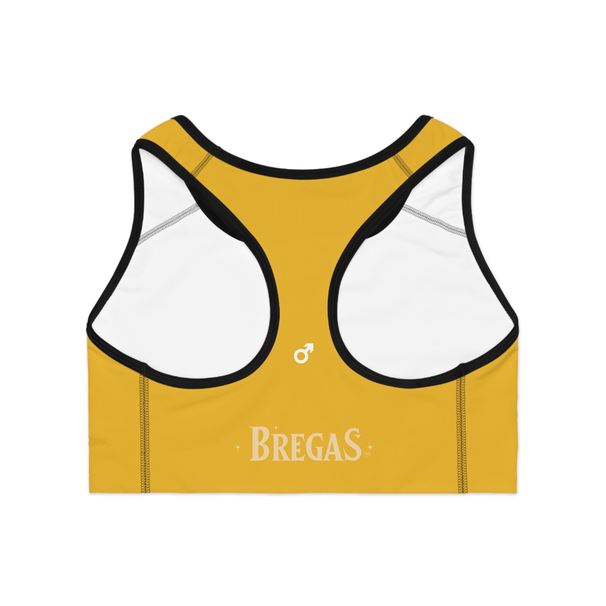 Sports Bra, yellow, Women 4 men
