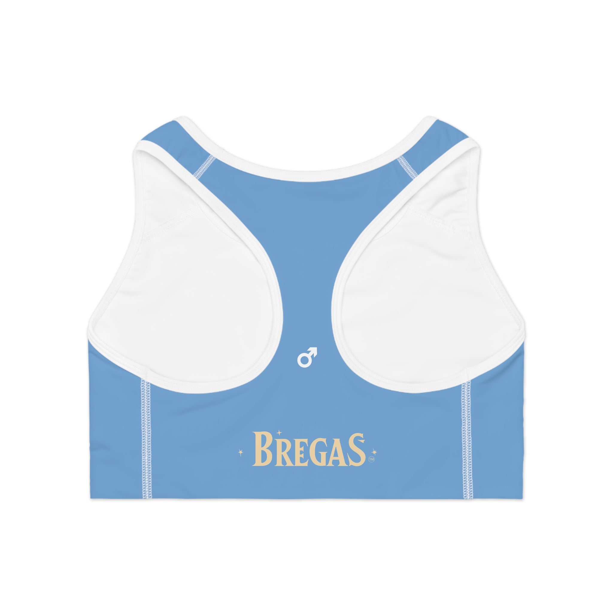 Sports Bra, Light blue, Women 4 men