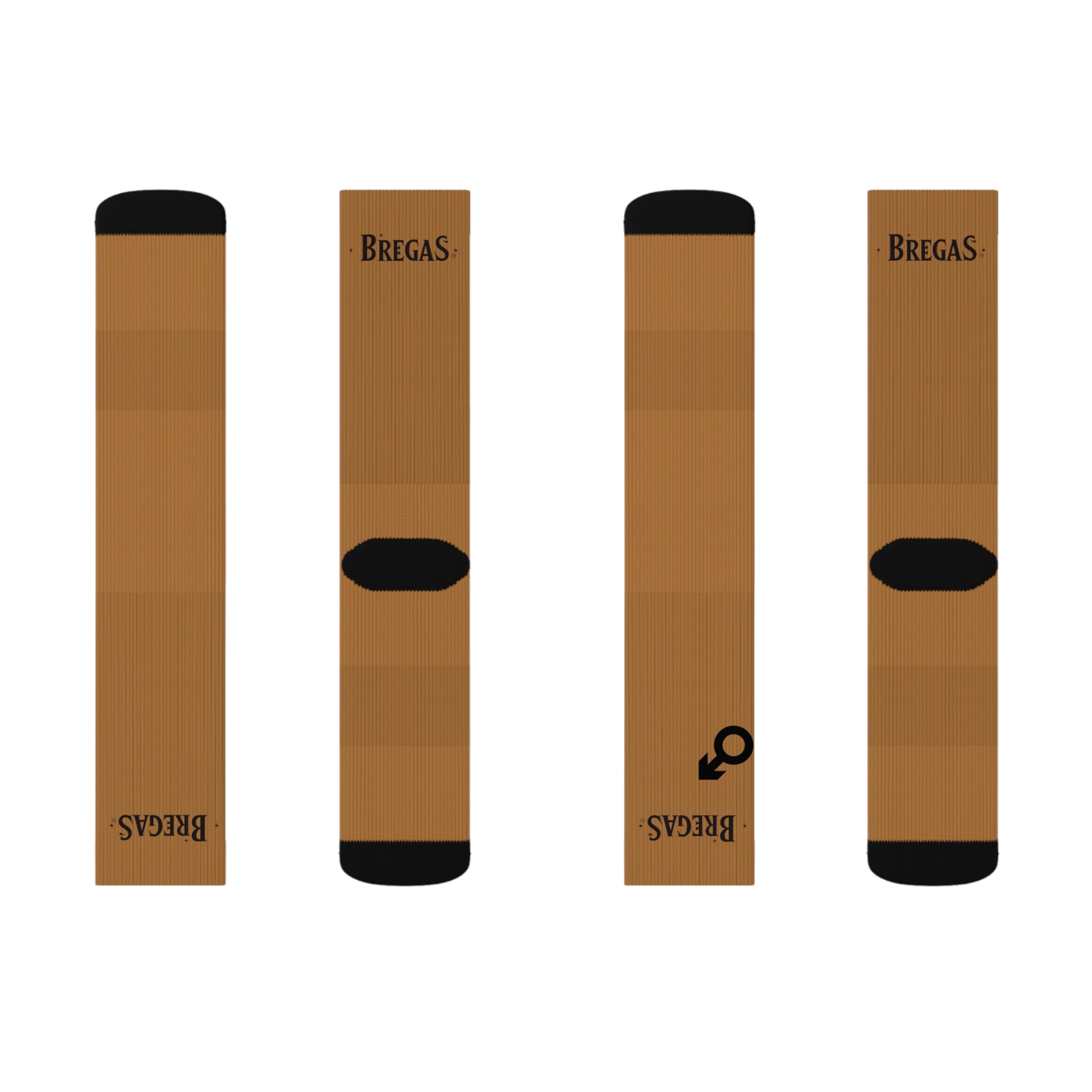 Socks, golden brown, Women for men