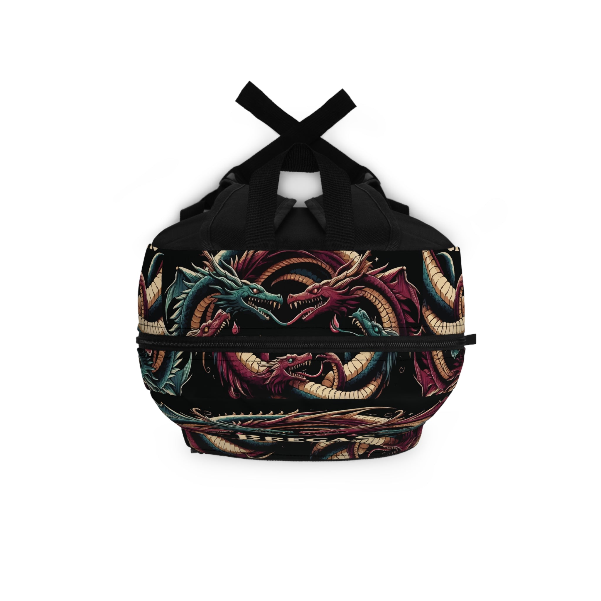Backpack, Bregas 5 Dragon circle Print, personalizable