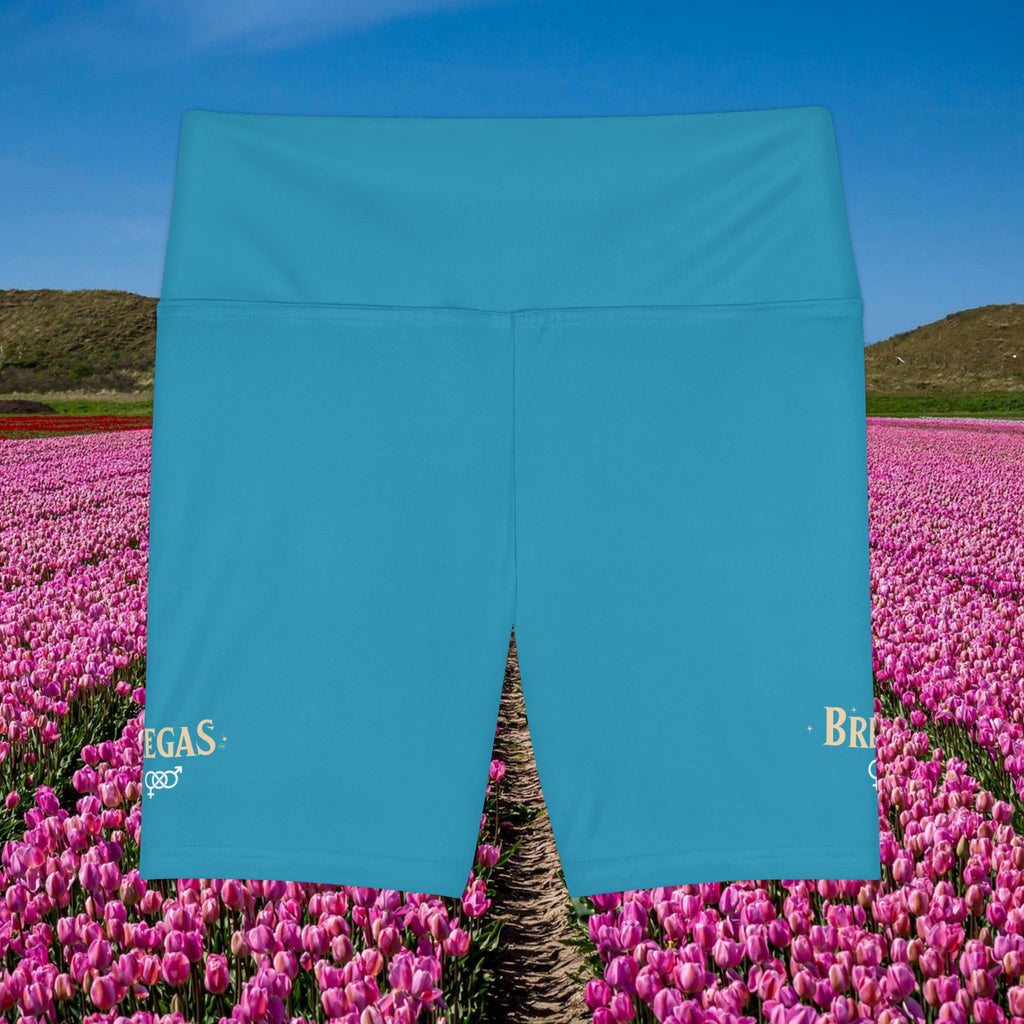 Workout Shorts, Turquoise, Bisexual women