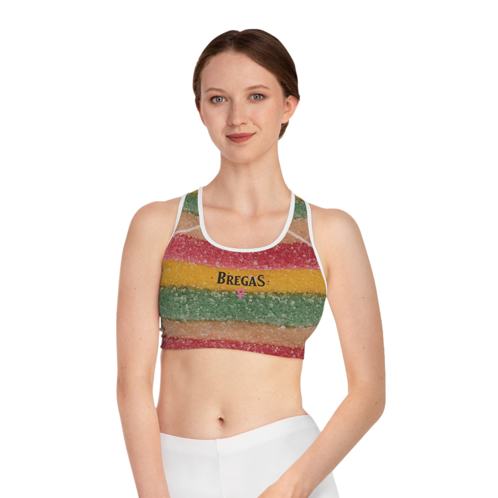 Sports Bra, Striped Candy, Women 4 women