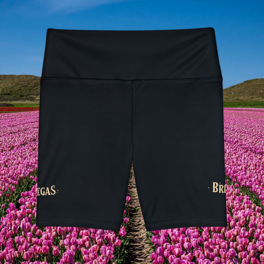 Workout Shorts, Black, W4W. Made in the USA.