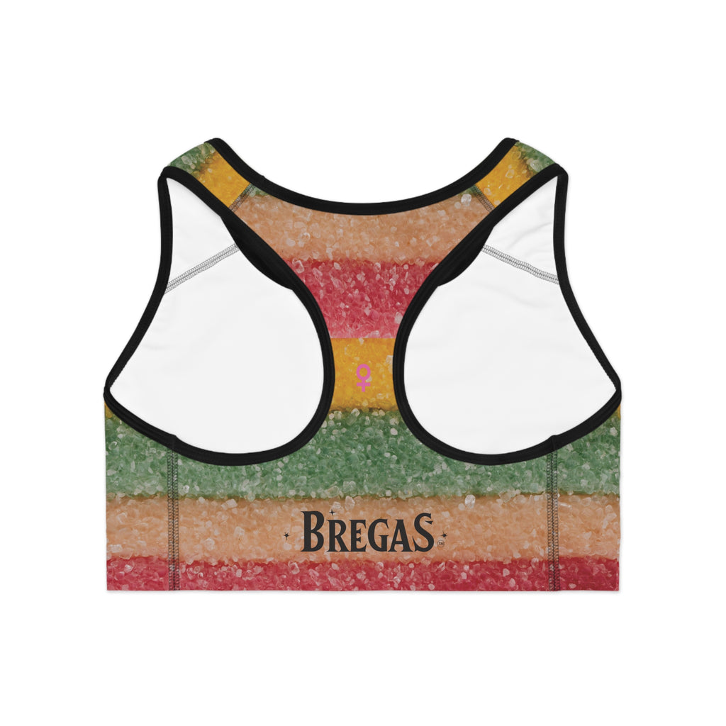 Sports Bra, Striped Candy, Women 4 women