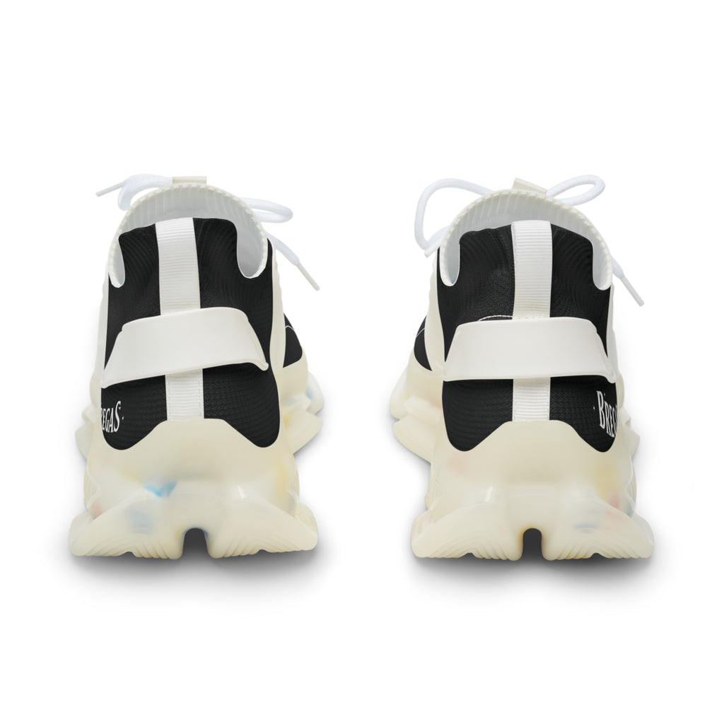 Women's Sneakers, White Dragon, with 龍之靈 Dragon spirit ancient Chinese text