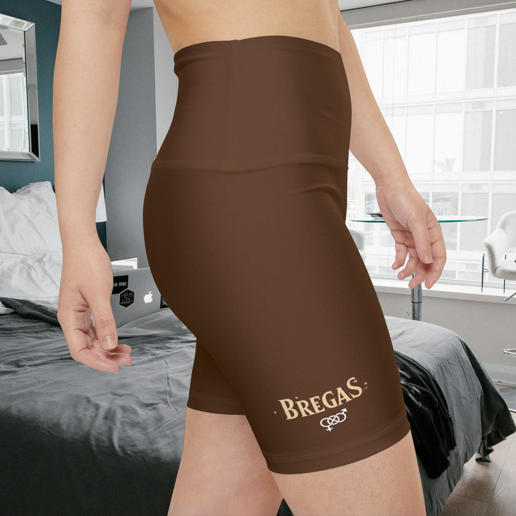 Workout Shorts, Chocolate brown, Bisexual women