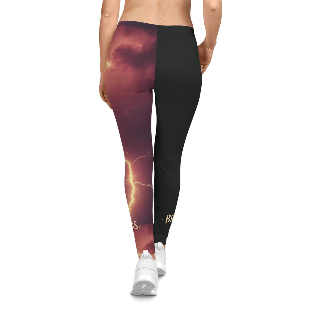 Leggings, Lightning Storm, women 4 women