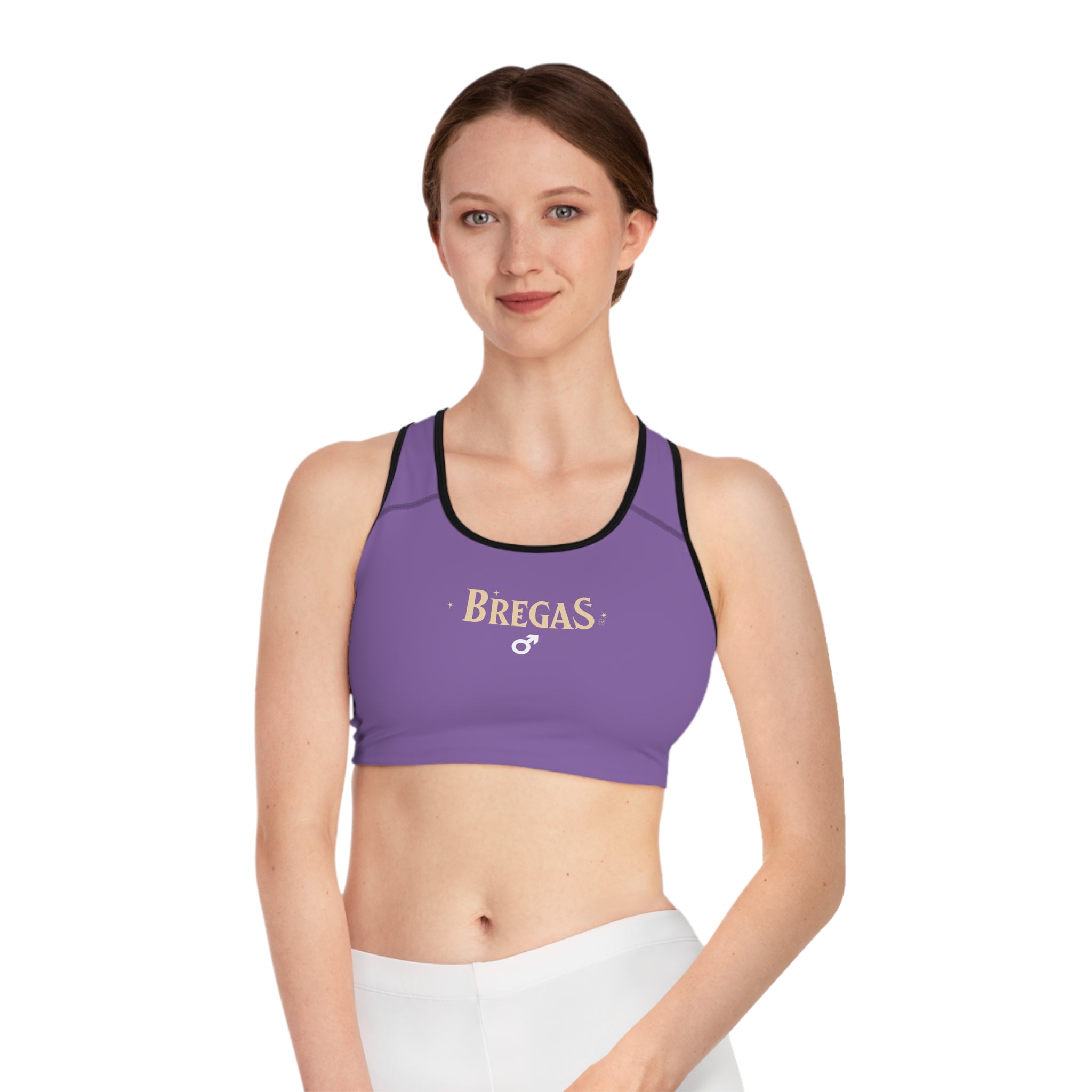 Sports Bra, Light purple, Women 4 men