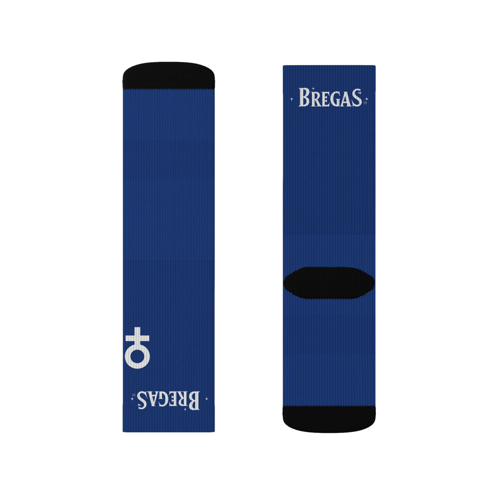 Socks, dark blue, Men for women