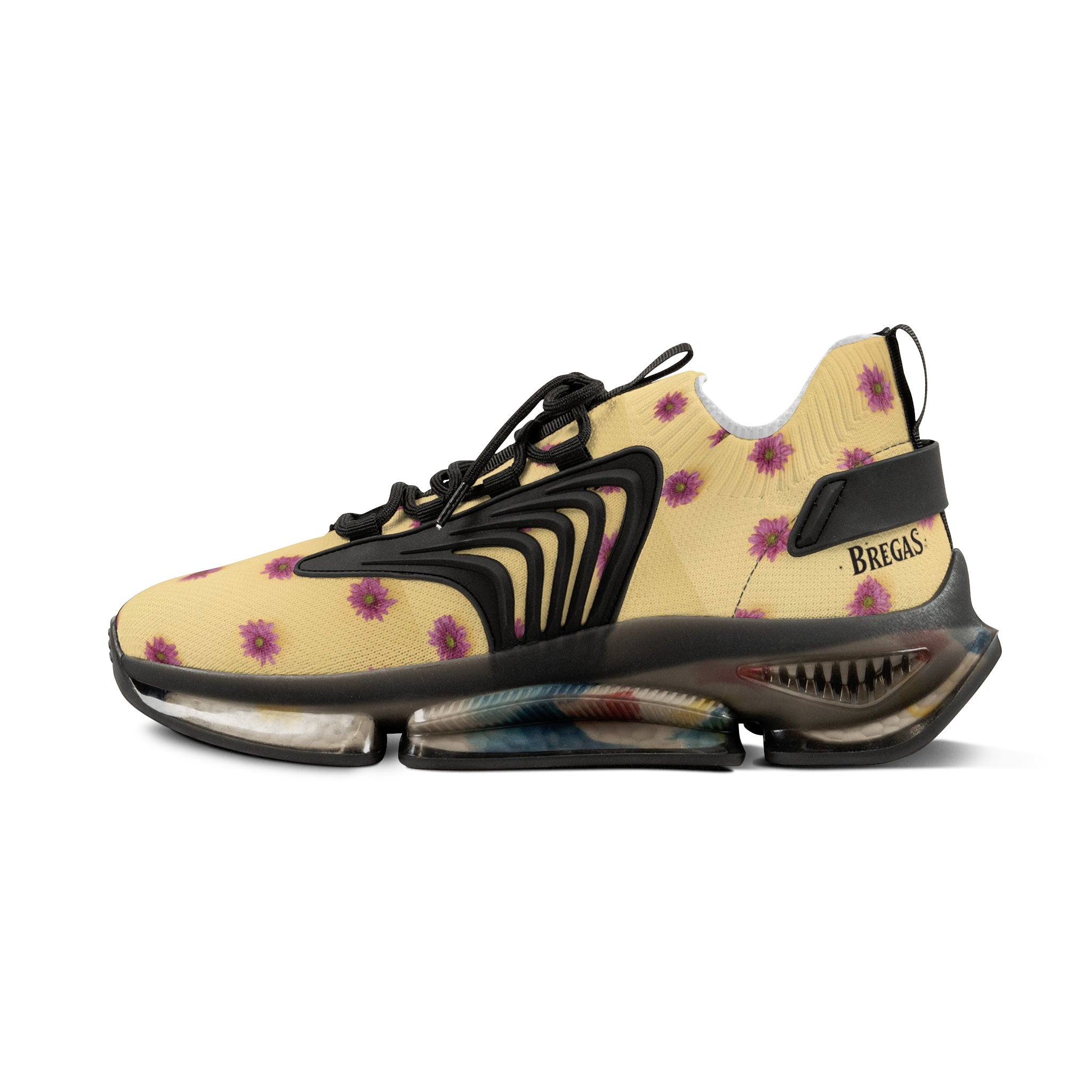 Sneakers, Pink Gerbera Aztec flower, Non Dating Cool