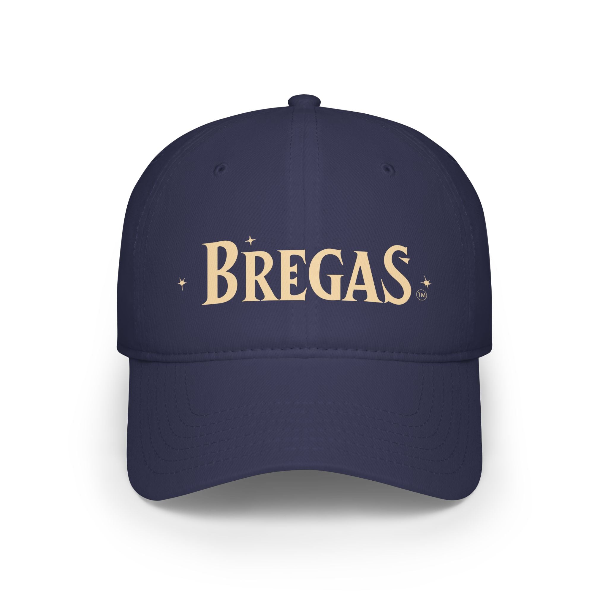 Low Profile Baseball Cap, 'BREGAS' logo, 6 colors