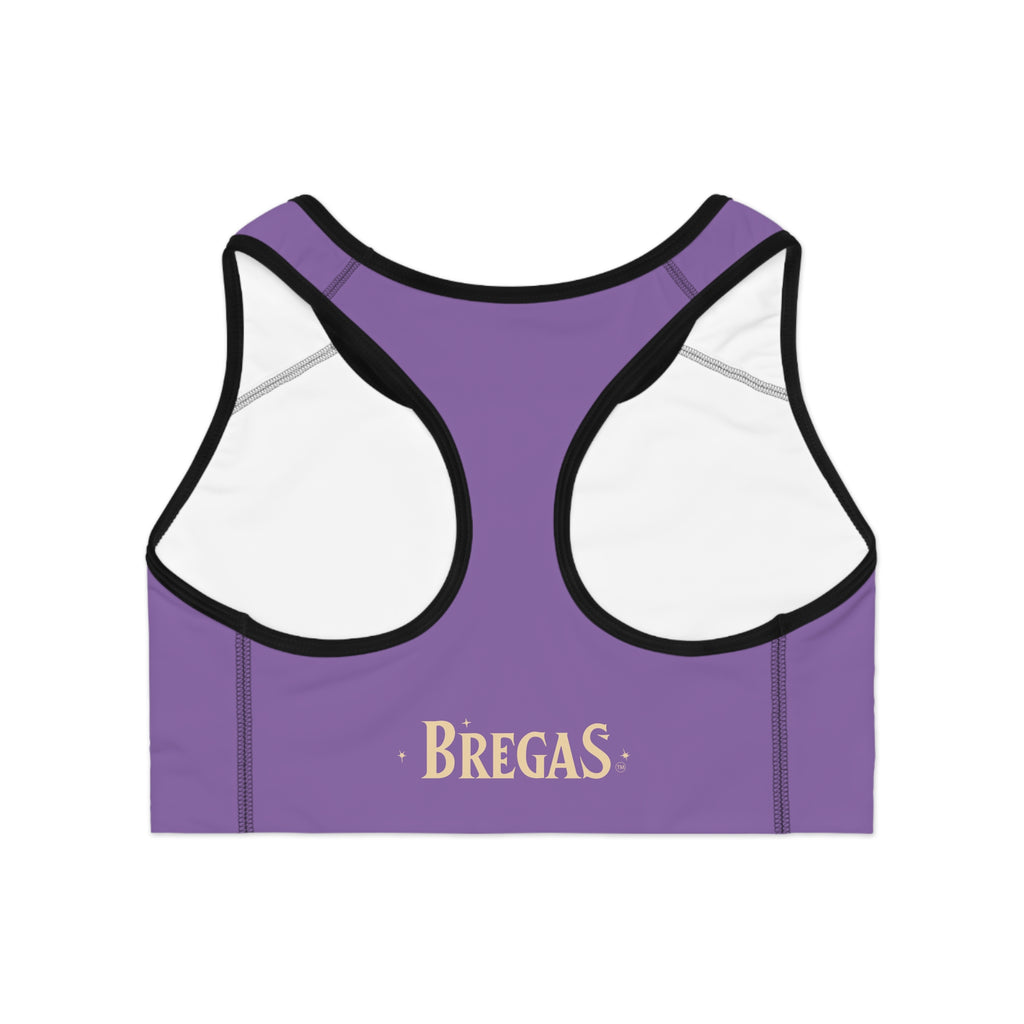 Sports Bra, Light Purple, Non Dating Cool. Made in the USA.