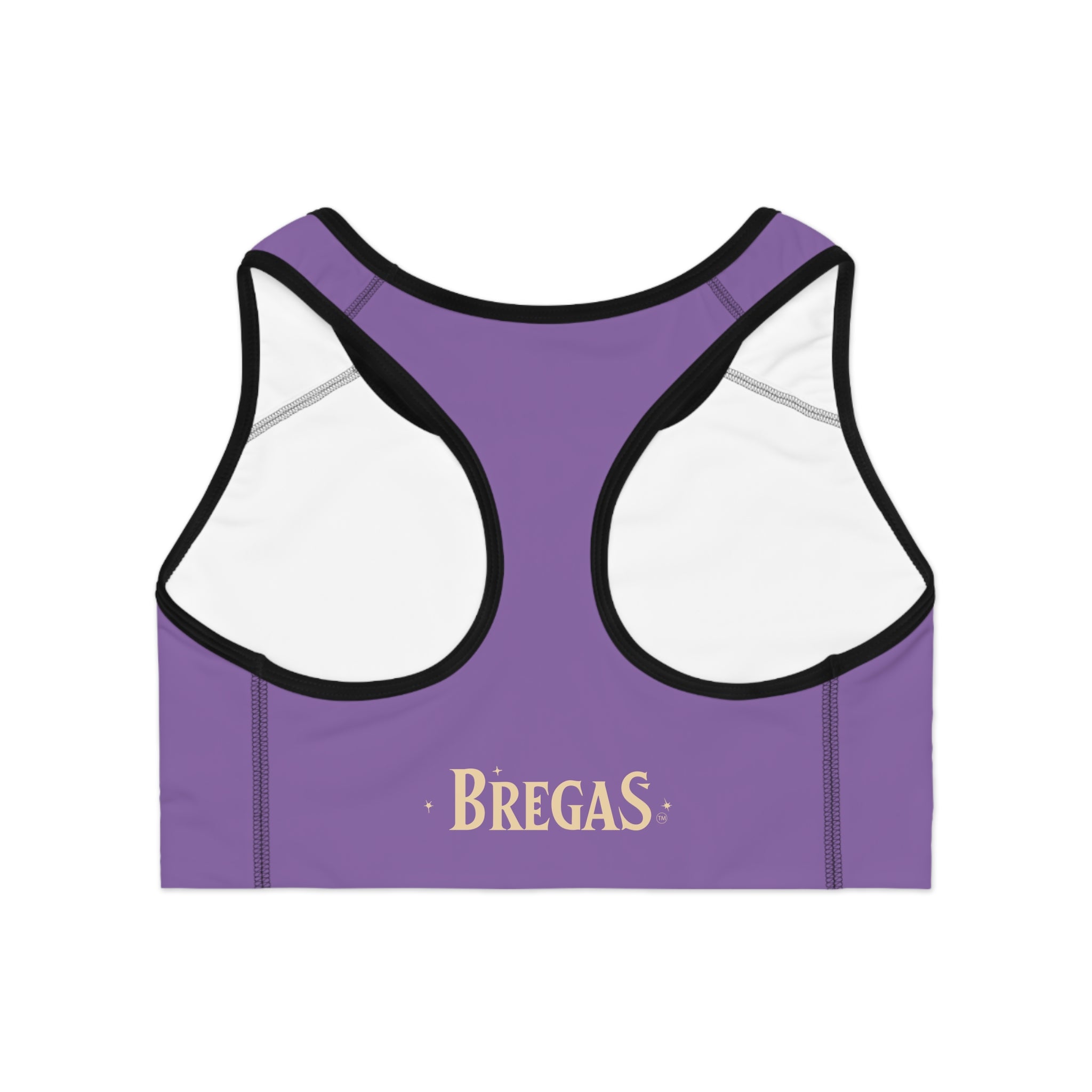 Sports Bra, Light Purple, Non Dating Cool. Made in the USA.