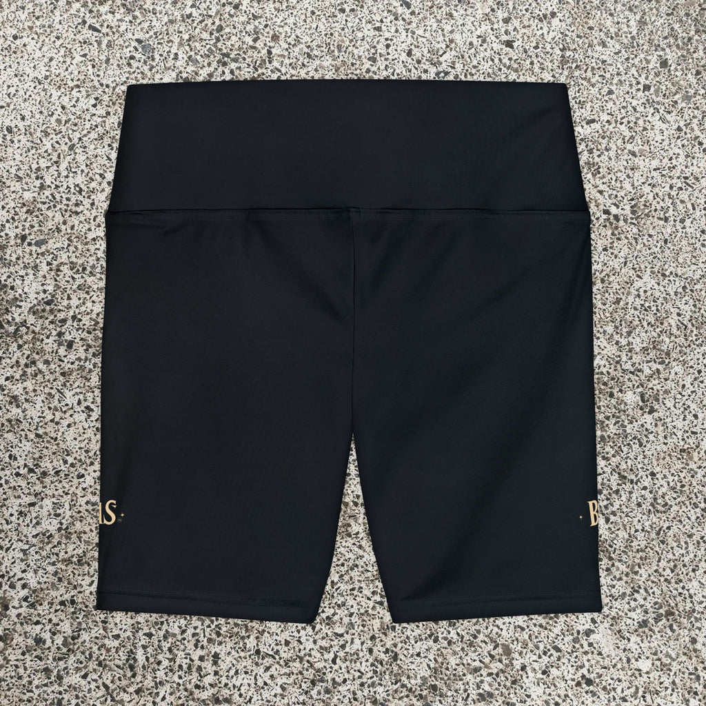Workout Shorts, Black, W4W. Made in the USA.