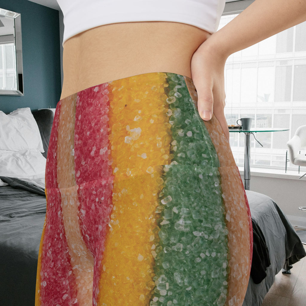 Workout Shorts, Striped Candy, Non Dating Cool. Made in the USA.