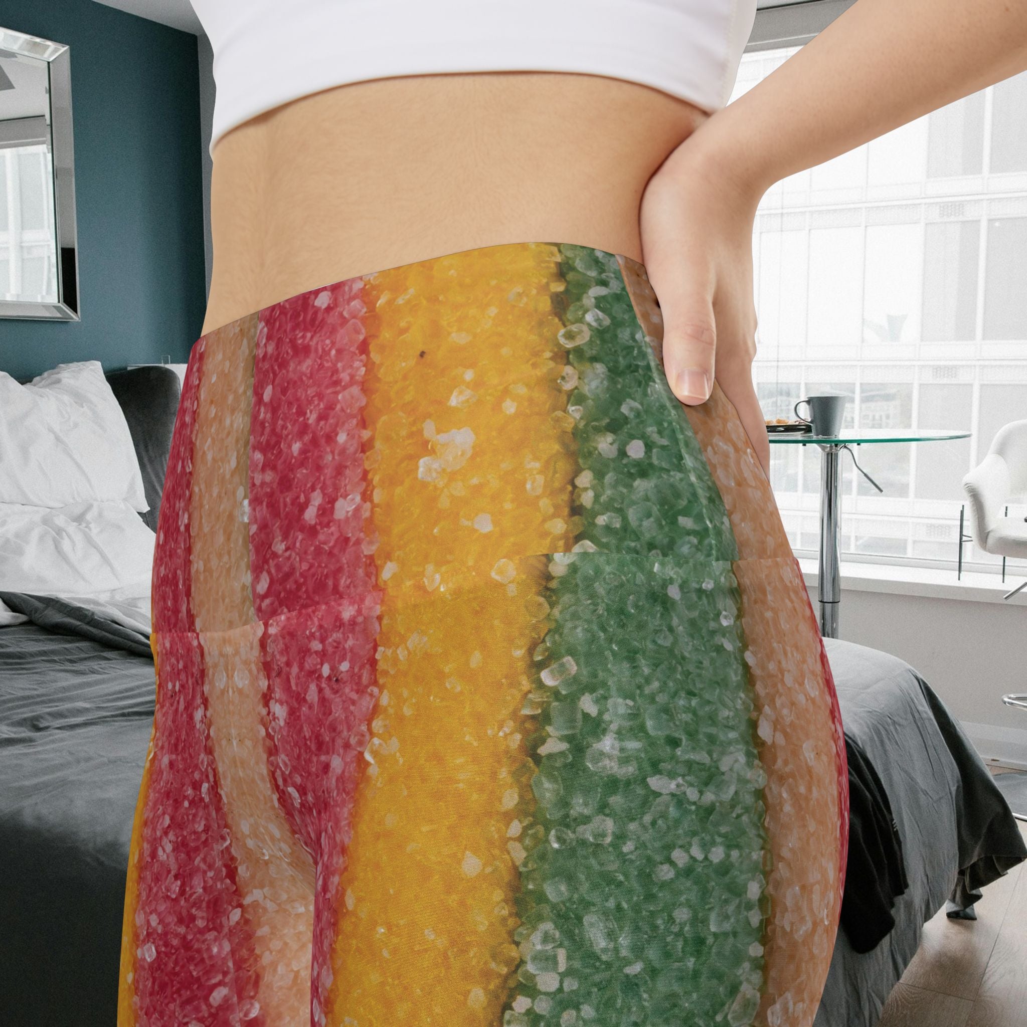 Workout Shorts, Striped Candy, Non Dating Cool. Made in the USA.