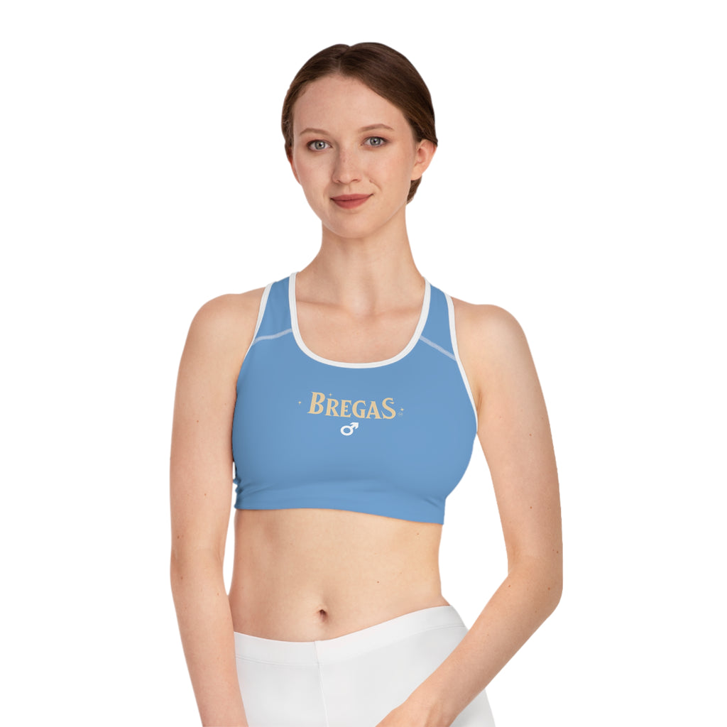 Sports Bra, Light blue, Women 4 men