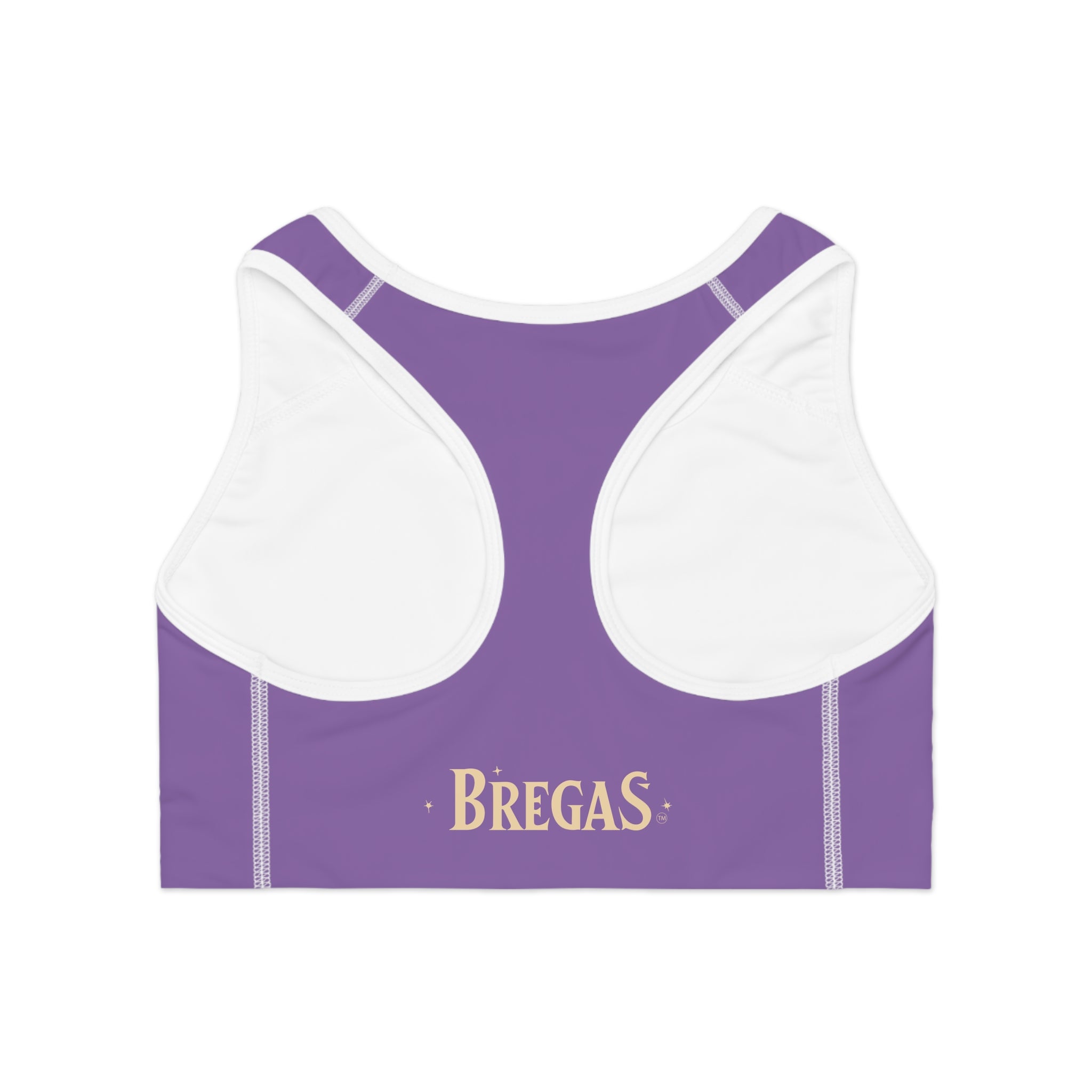 Sports Bra, Light Purple, Non Dating Cool. Made in the USA.