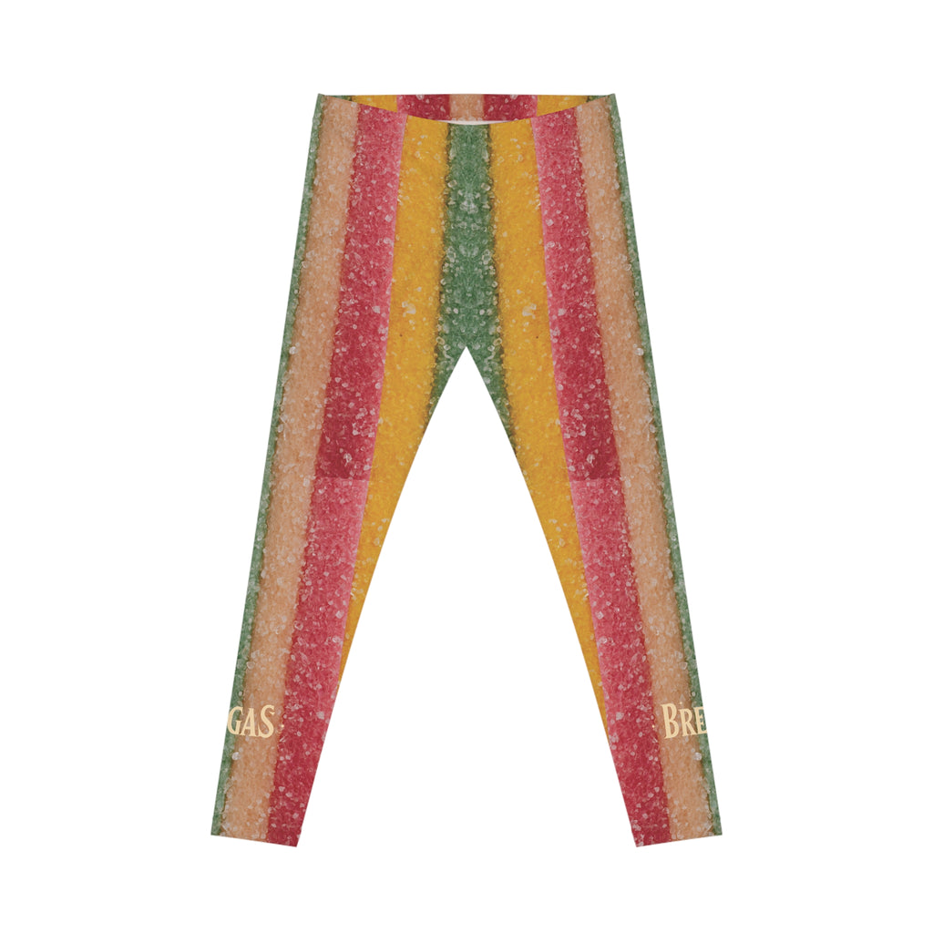 Leggings, Striped Candy, Non Dating Cool. Made in the USA.