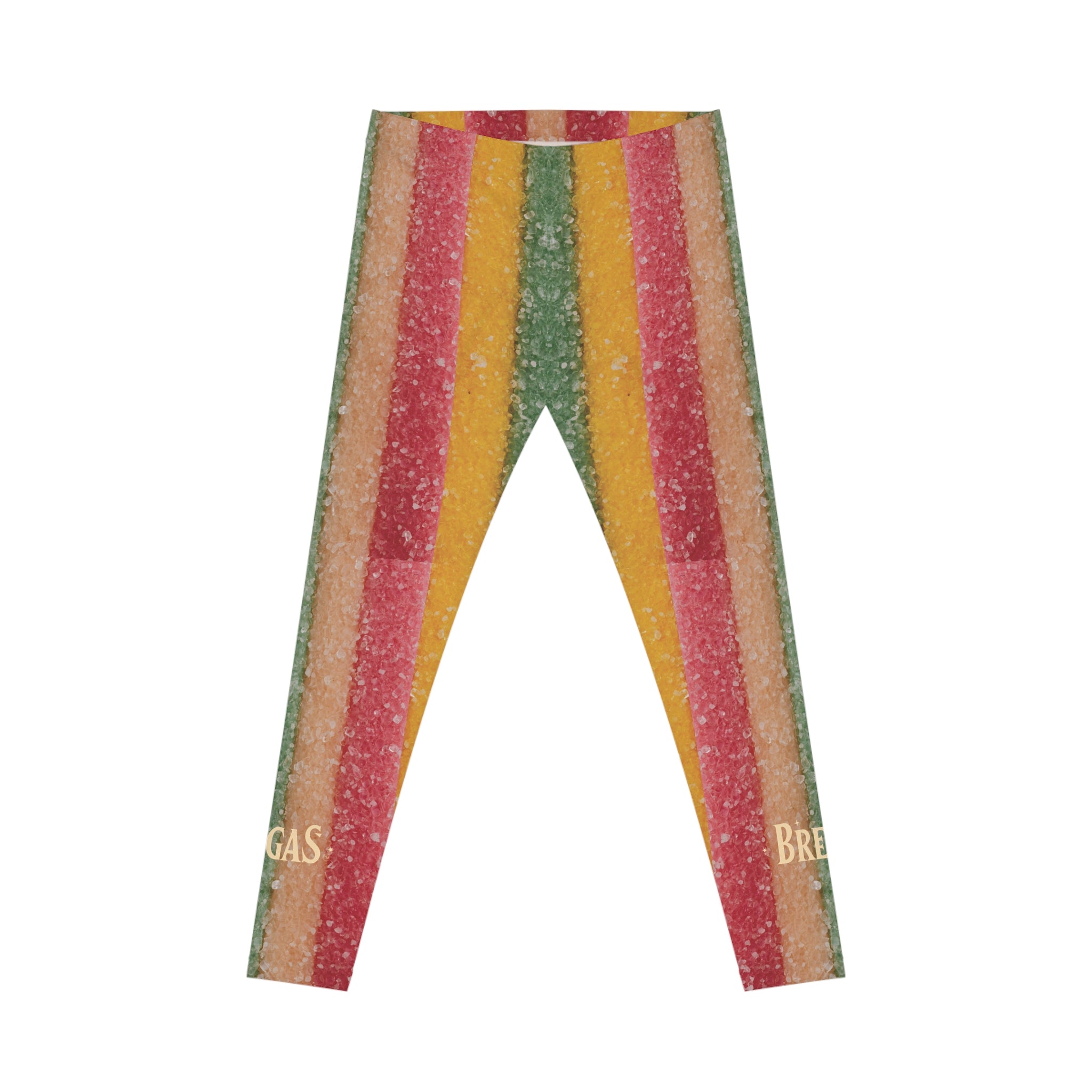 Leggings, Striped Candy, Non Dating Cool. Made in the USA.