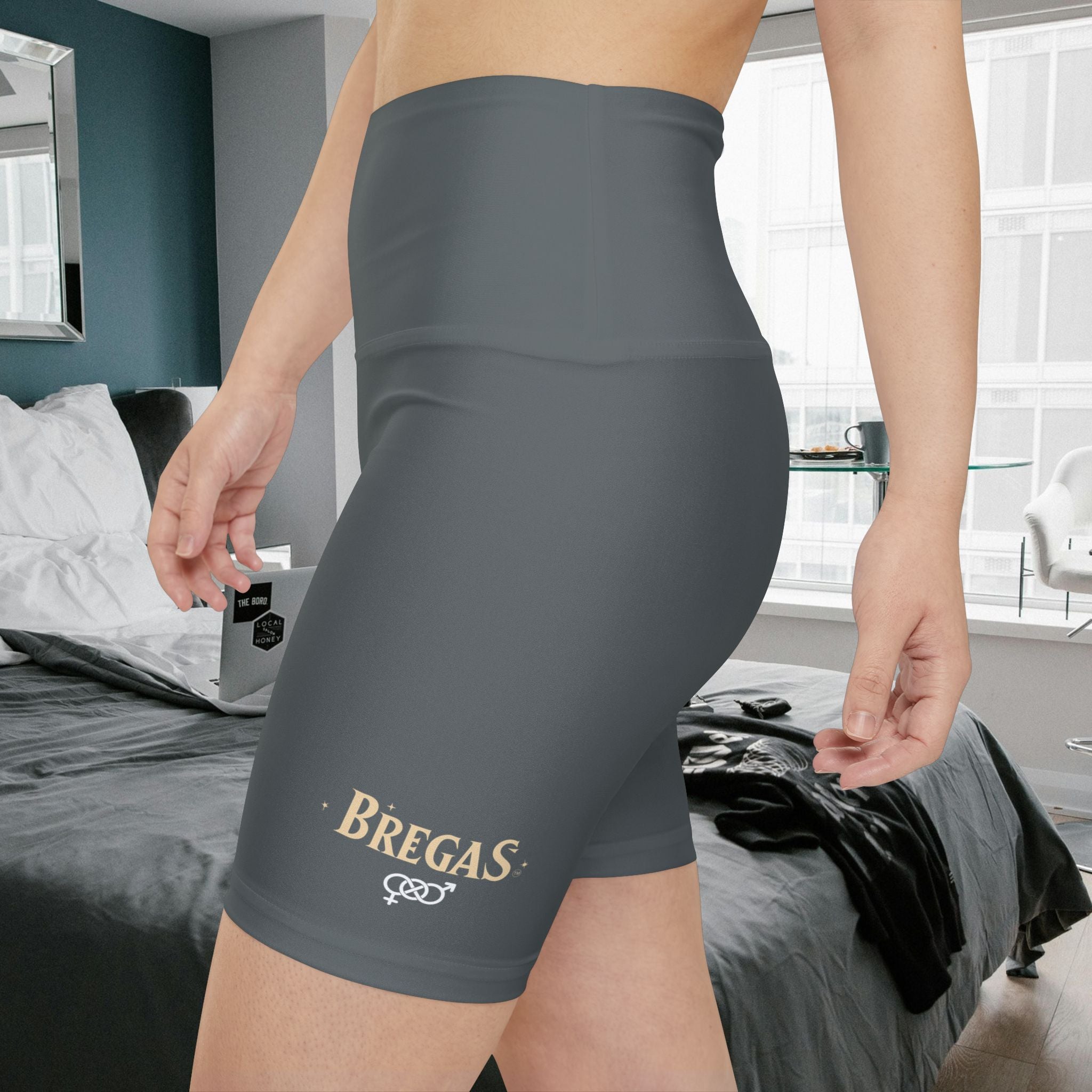 Workout Shorts, Dark grey, Bisexual women