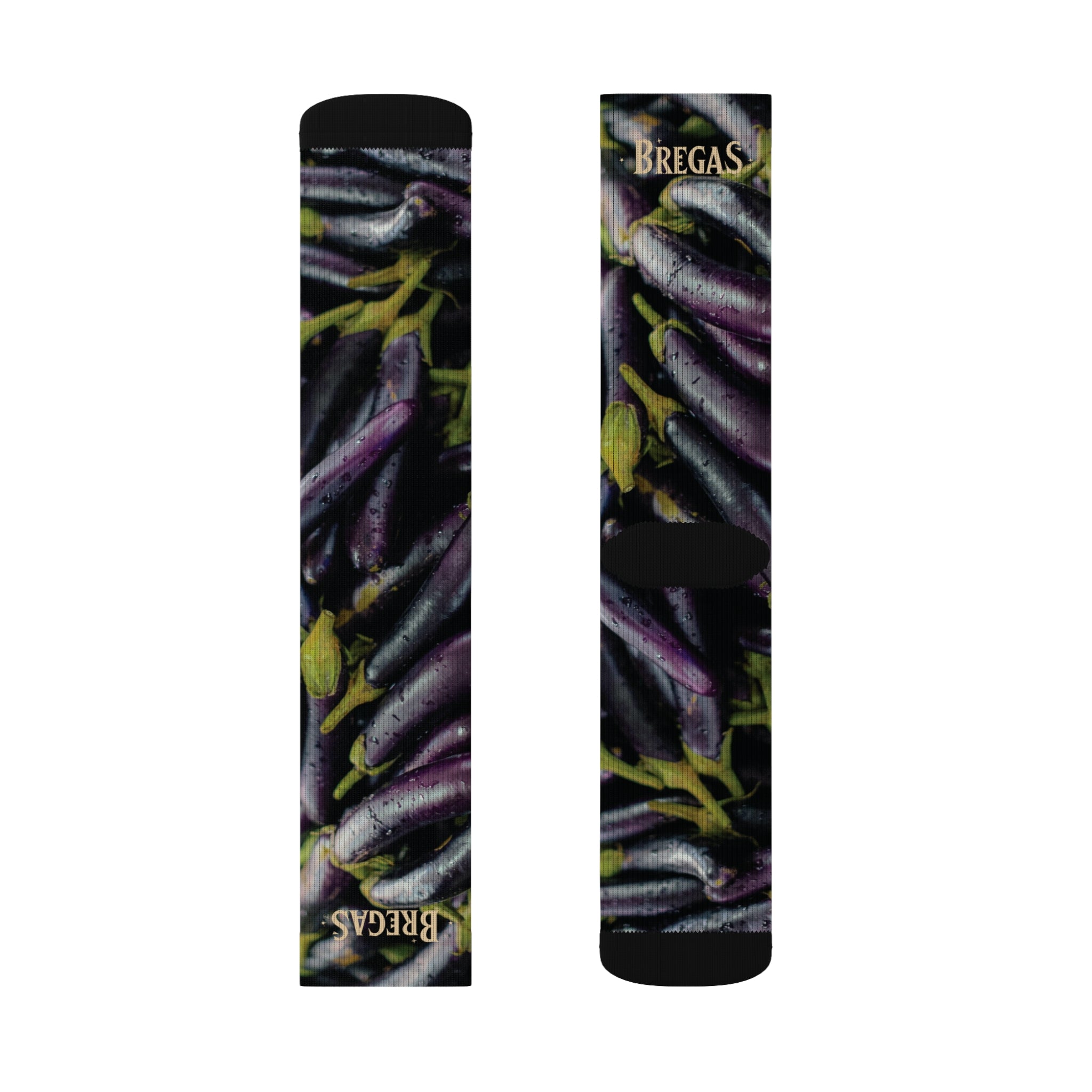 Socks, aubergine or eggplant, Non Dating Cool