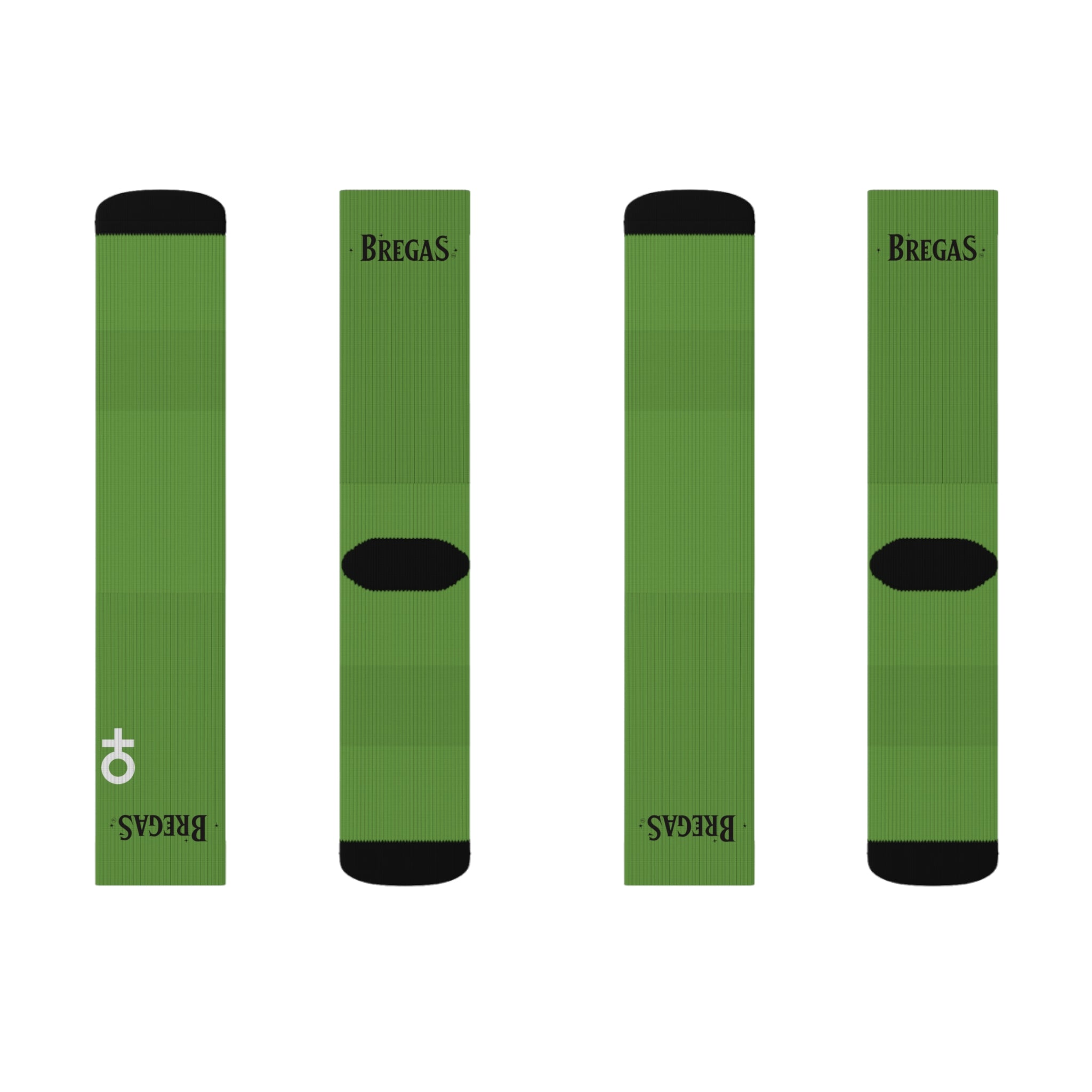 Socks, green, Men for women