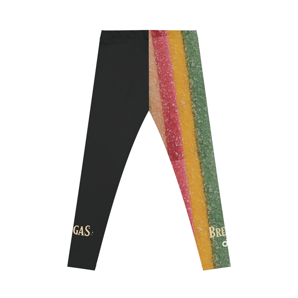 Leggings, Striped Candy, W4M. Made in the USA.