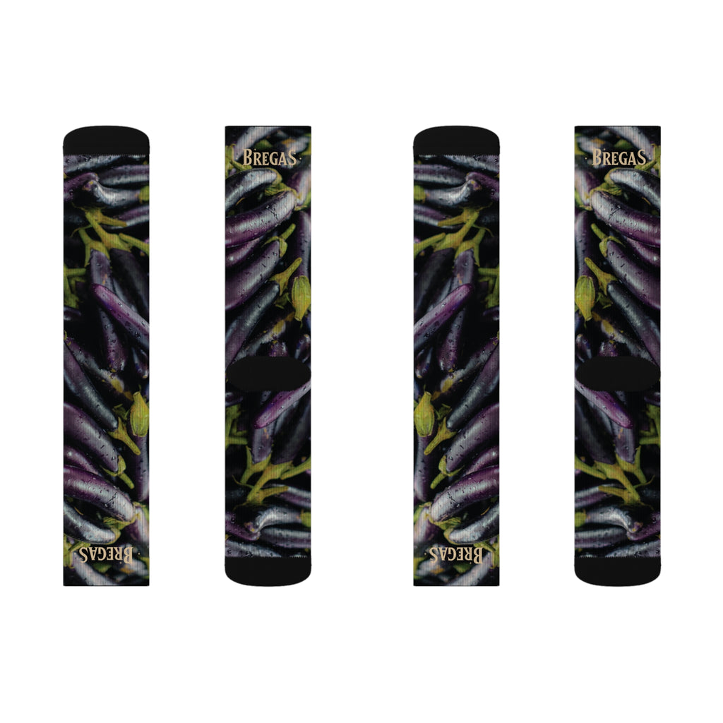 Socks, aubergine or eggplant, Non Dating Cool