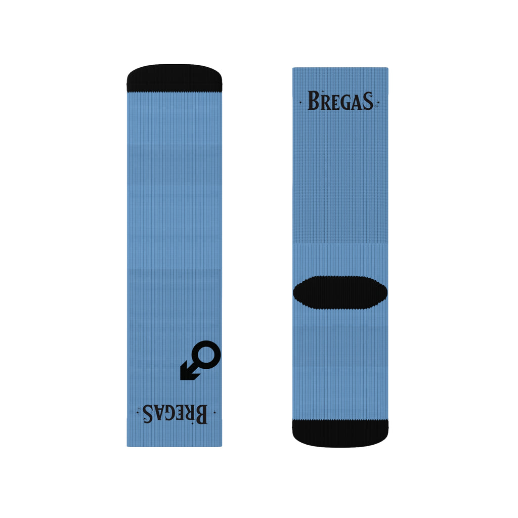 Socks, light blue, Women for men