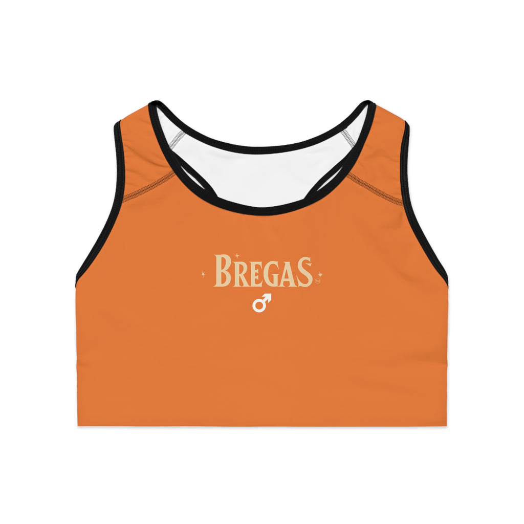 Sports Bra, Orange, Women 4 men