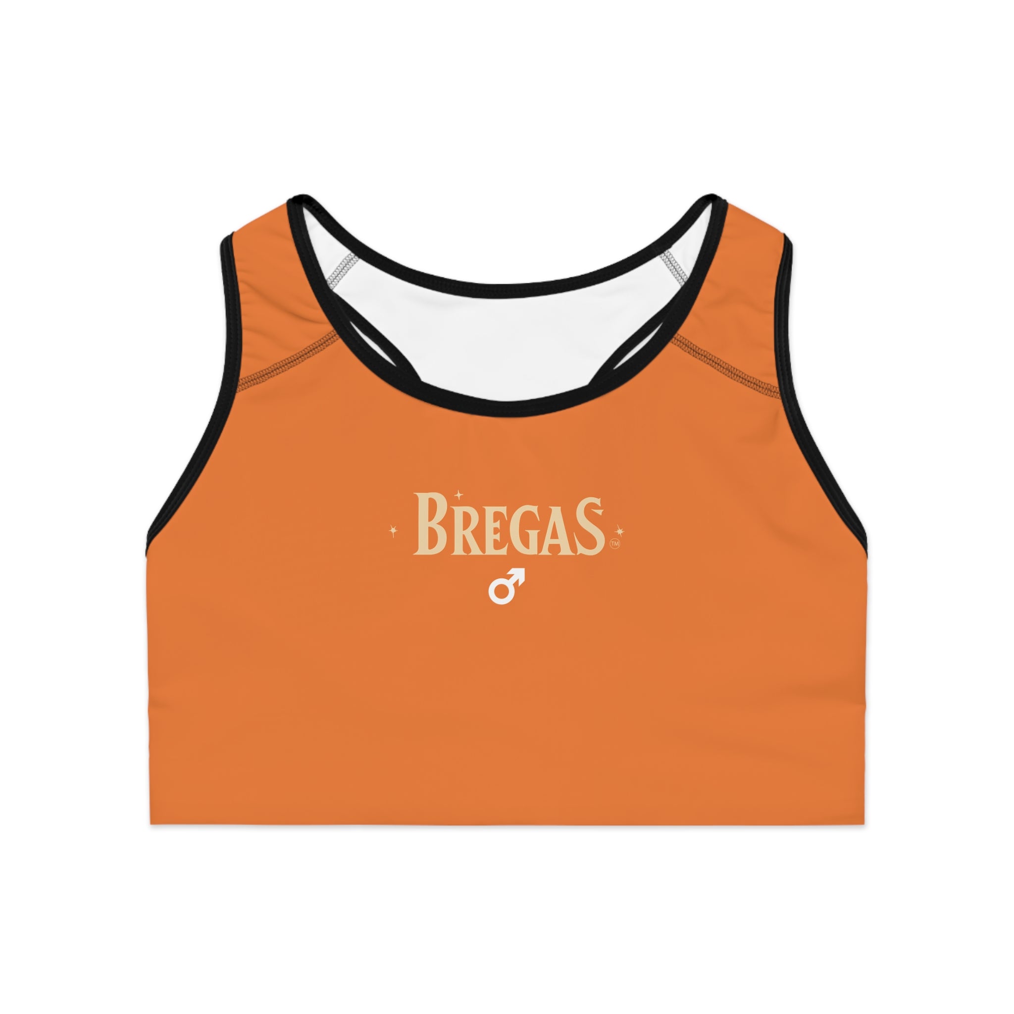 Sports Bra, Orange, Women 4 men