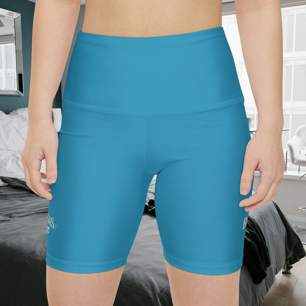 Workout Shorts, Turquoise, Bisexual women