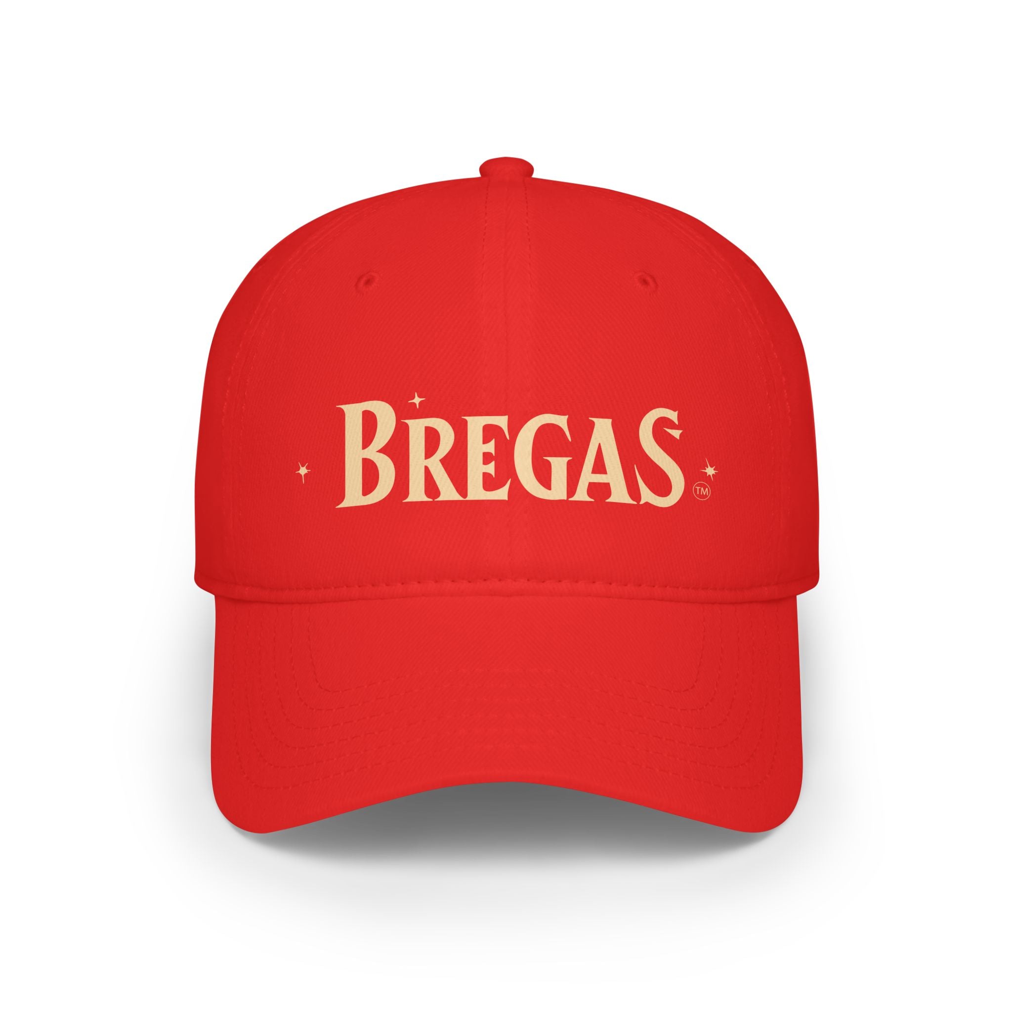 Low Profile Baseball Cap, 'BREGAS' logo, 6 colors