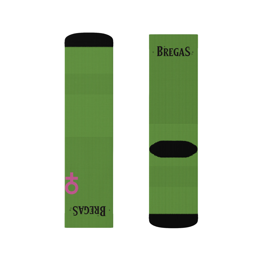 Socks, green, Women for women