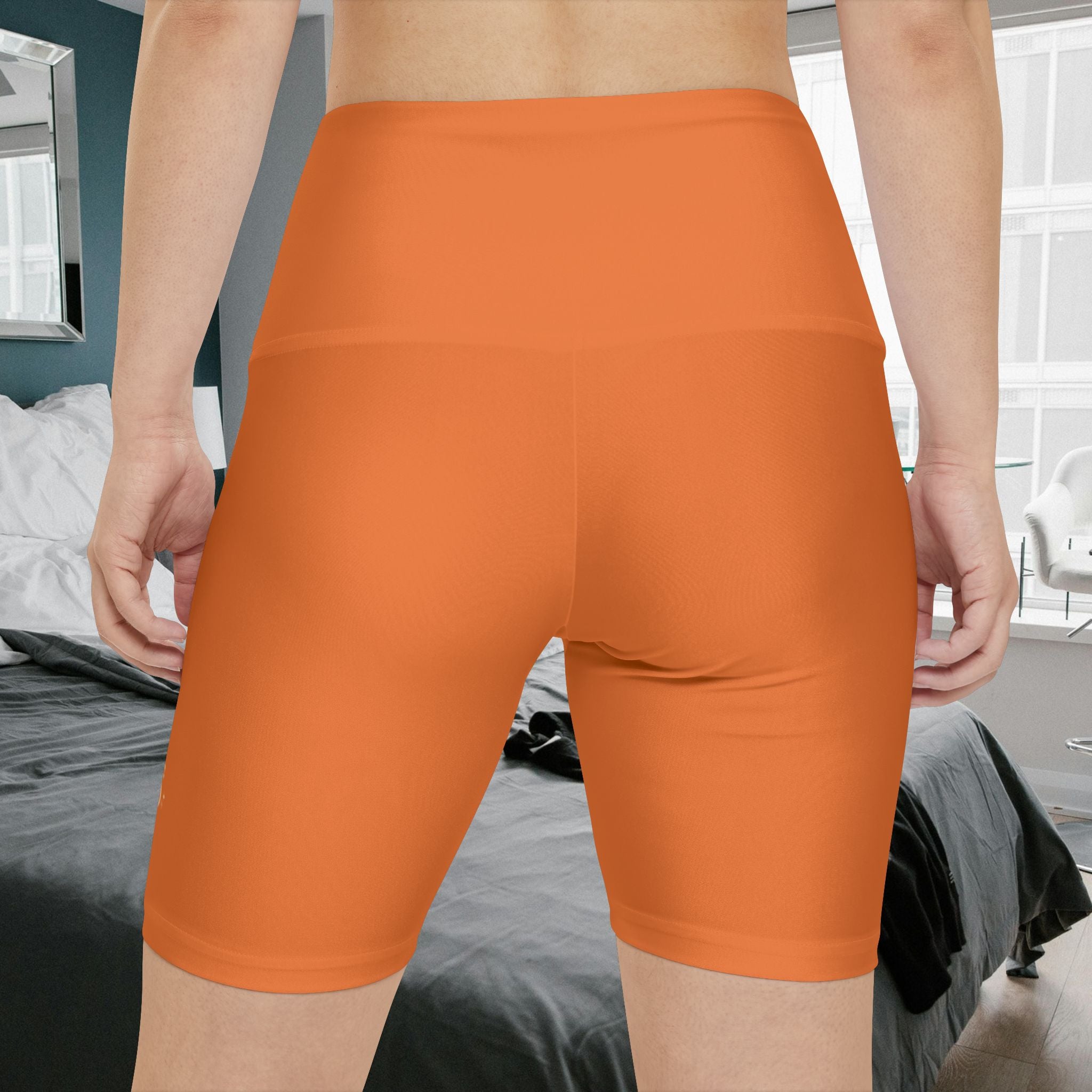 Workout Shorts, Orange, Bisexual women