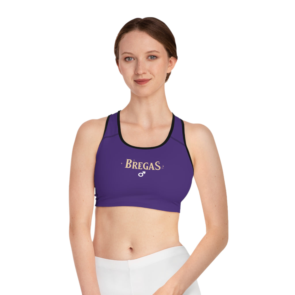 Sports Bra, Purple, Women 4 men