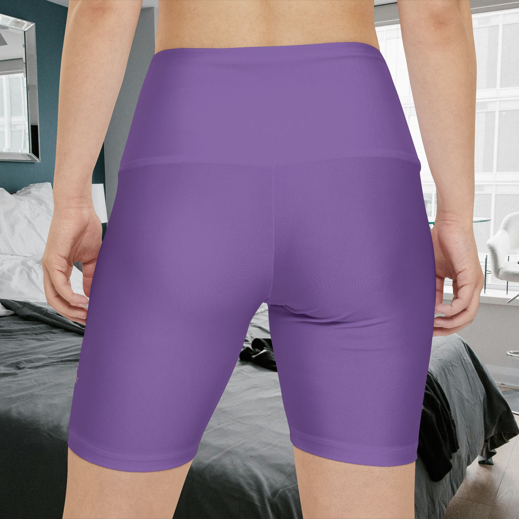 Workout Shorts, Light Purple, Bisexual women