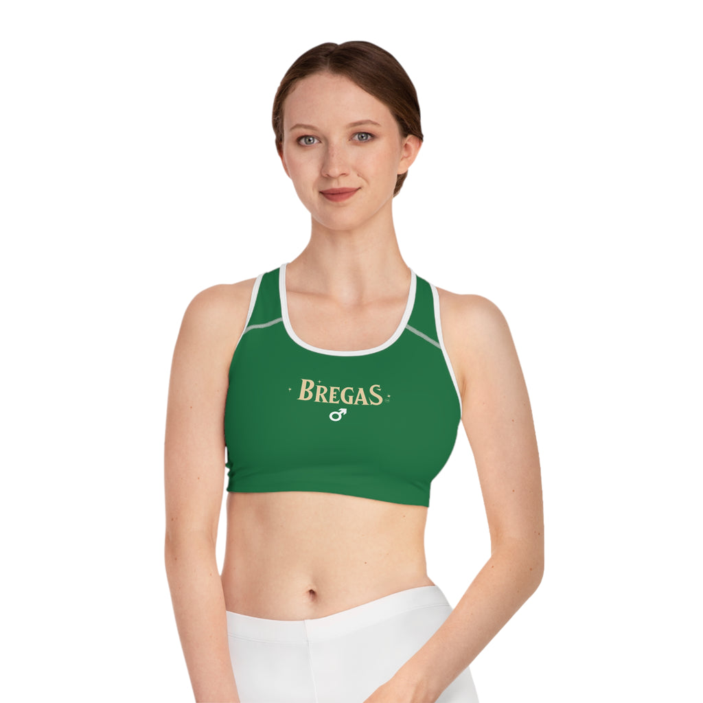 Sports Bra, Dark green, Women 4 men