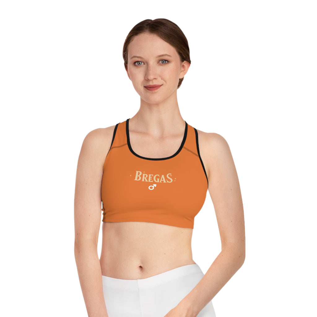 Sports Bra, Orange, Women 4 men