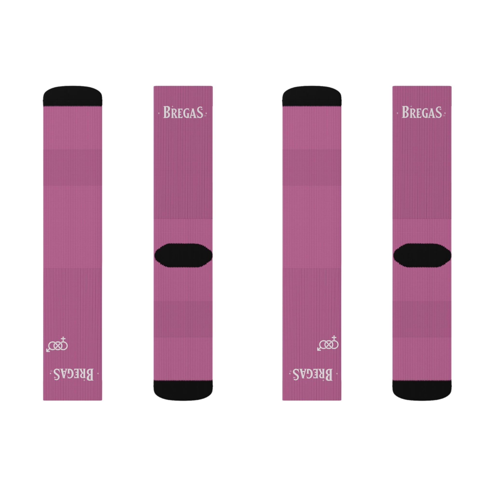 Socks, light pink, Bisexual