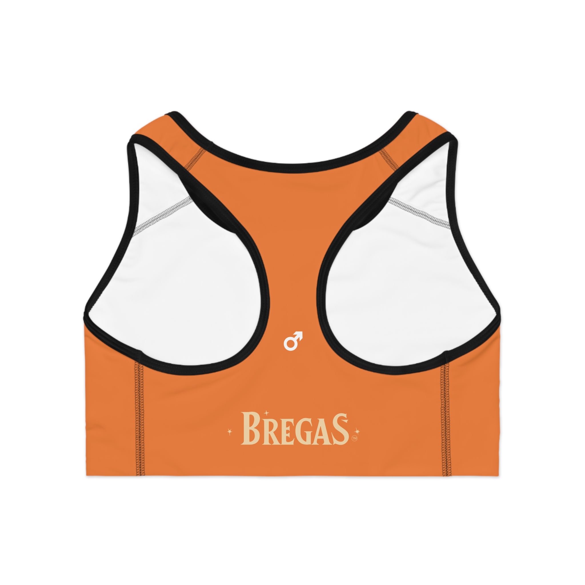 Sports Bra, Orange, Women 4 men