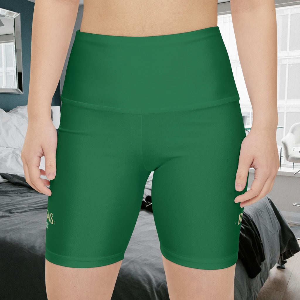 Workout Shorts, Dark green, Bisexual women