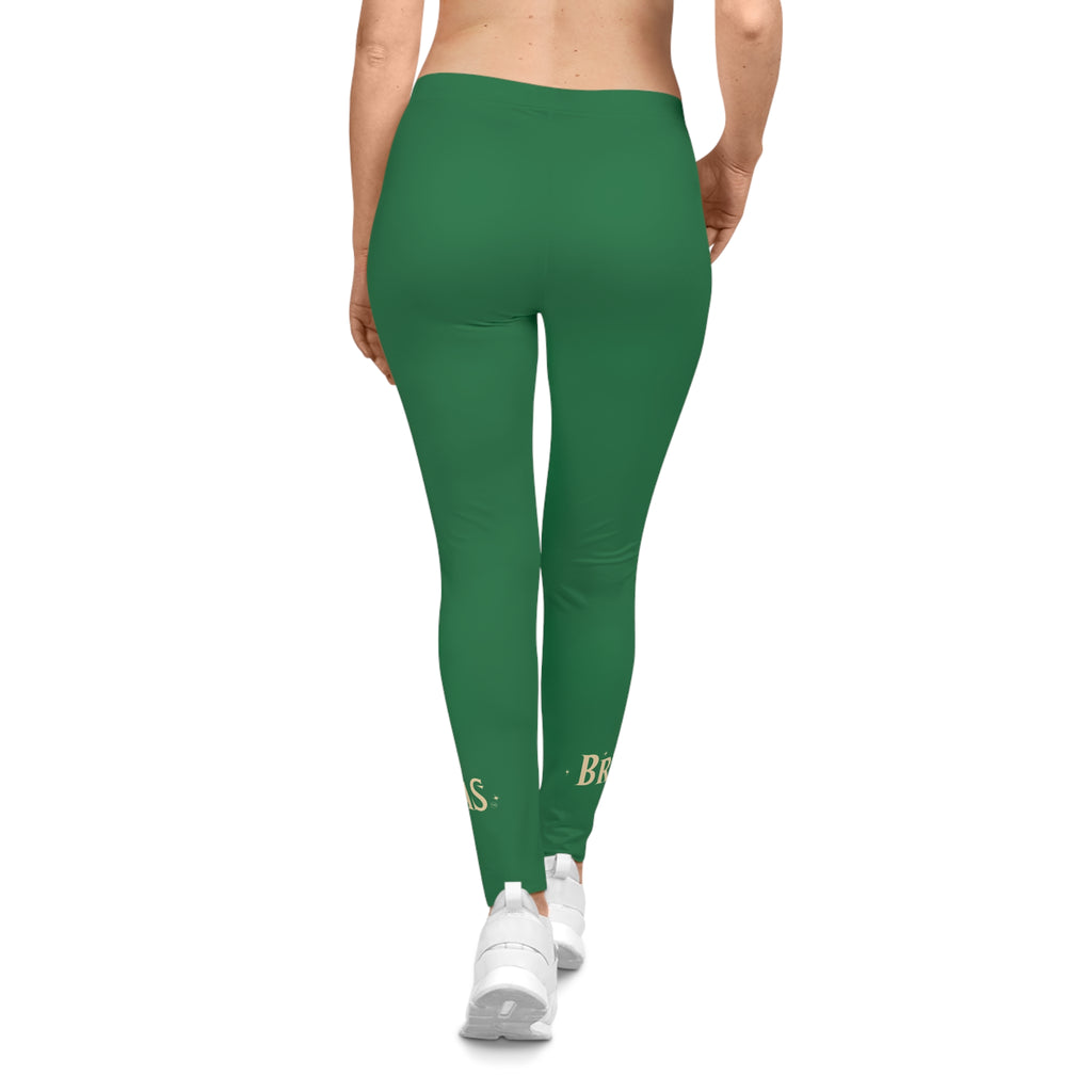 Leggings, Dark green, Women for men