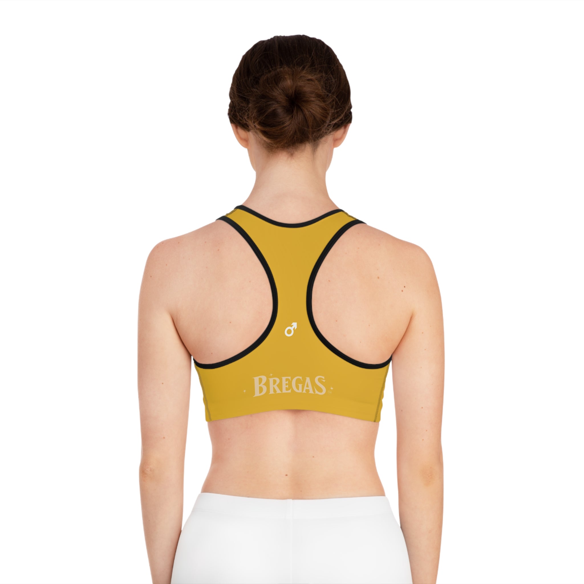 Sports Bra, yellow, Women 4 men