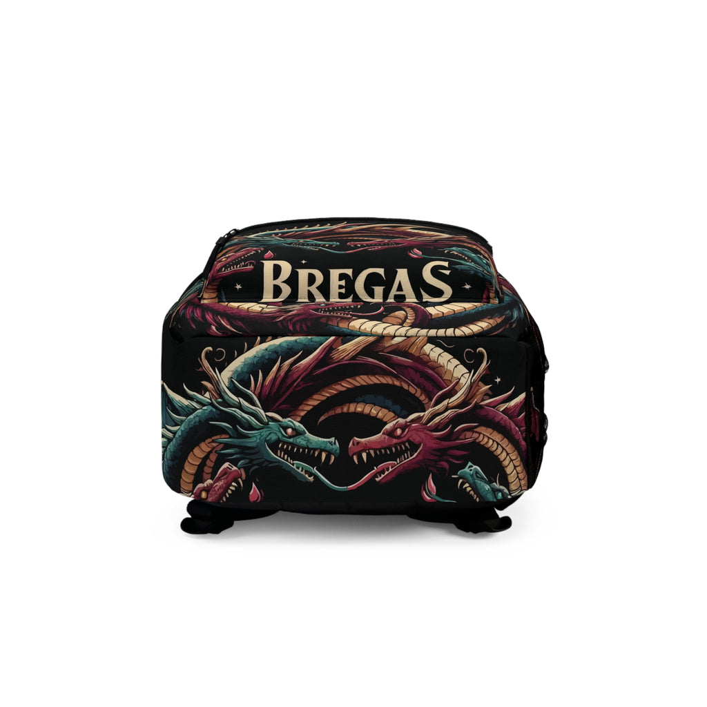 Backpack, Bregas 5 Dragon circle Print, personalizable
