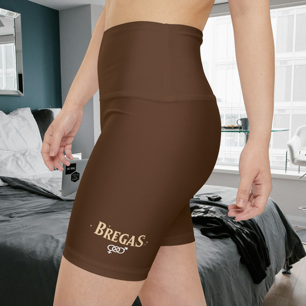 Workout Shorts, Chocolate brown, Bisexual women