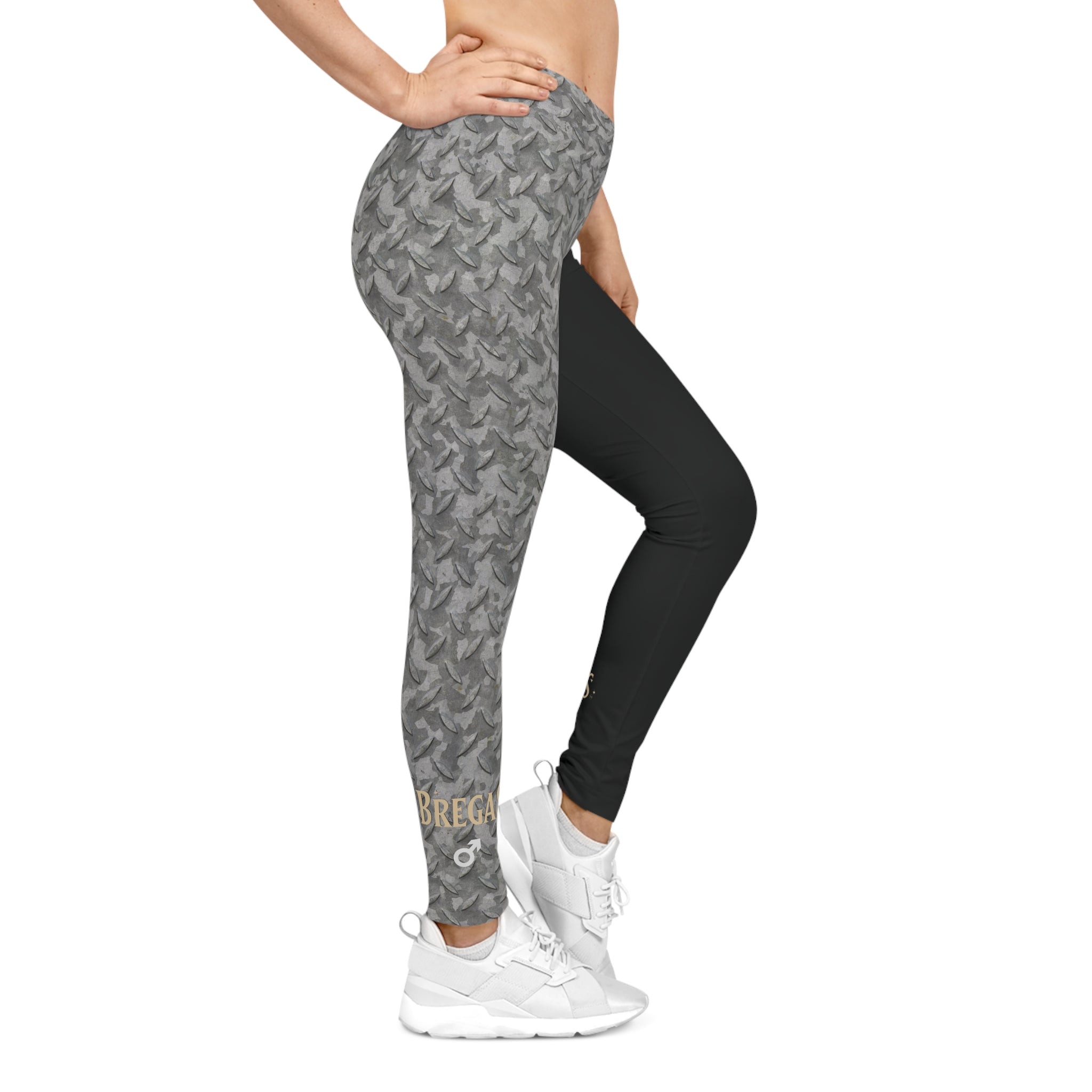 Leggings, Steel checker plate, Women 4 men
