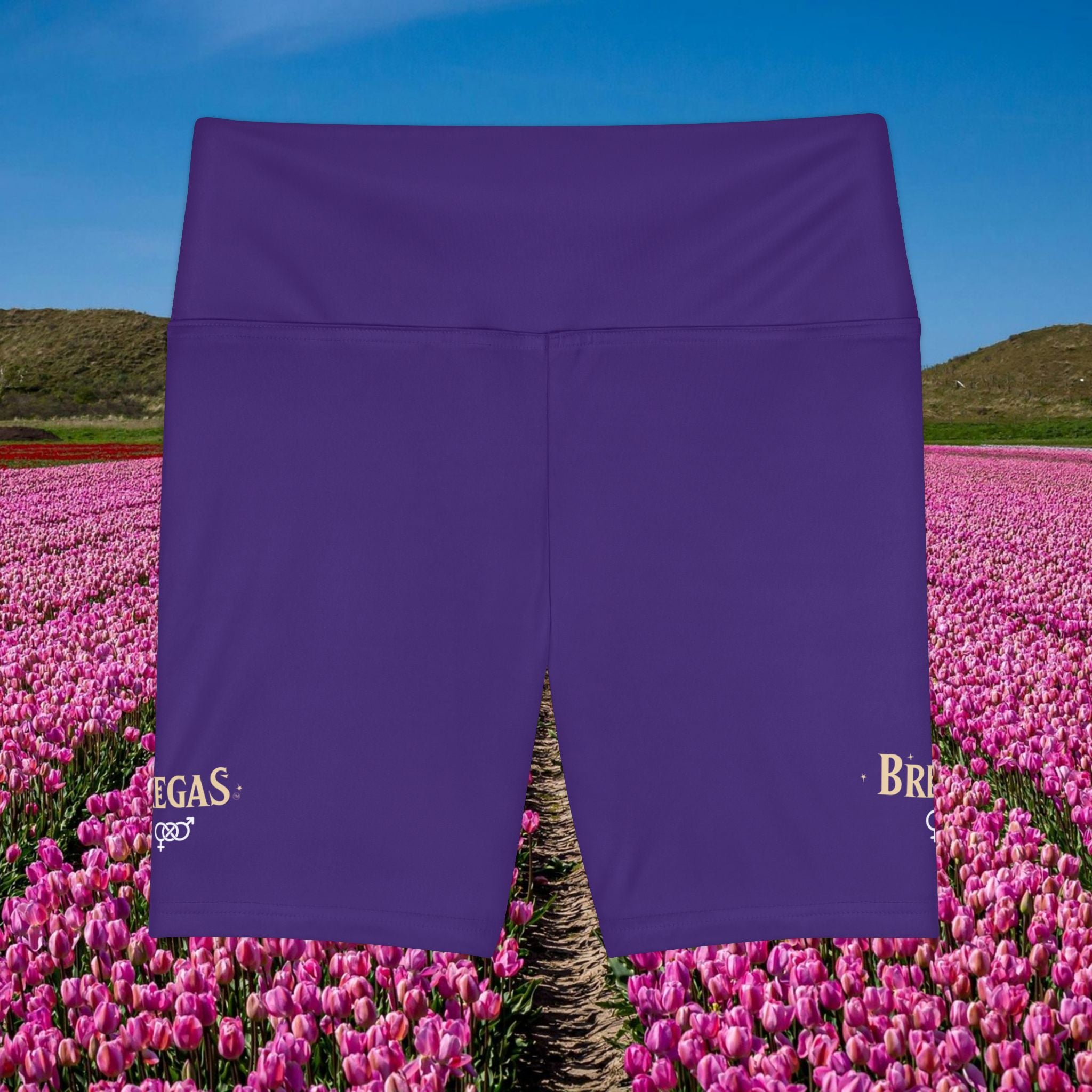Workout Shorts, Purple, Bisexual women